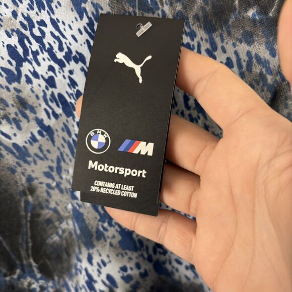 PUMA Bmw MMS Colorsplash All Over Print Crew Neck Short Sleeve T-Shirt Sz XL NWT - Picture 4 of 9